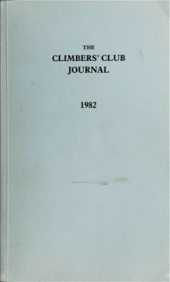 Climbers' Club 1982 Journal cover